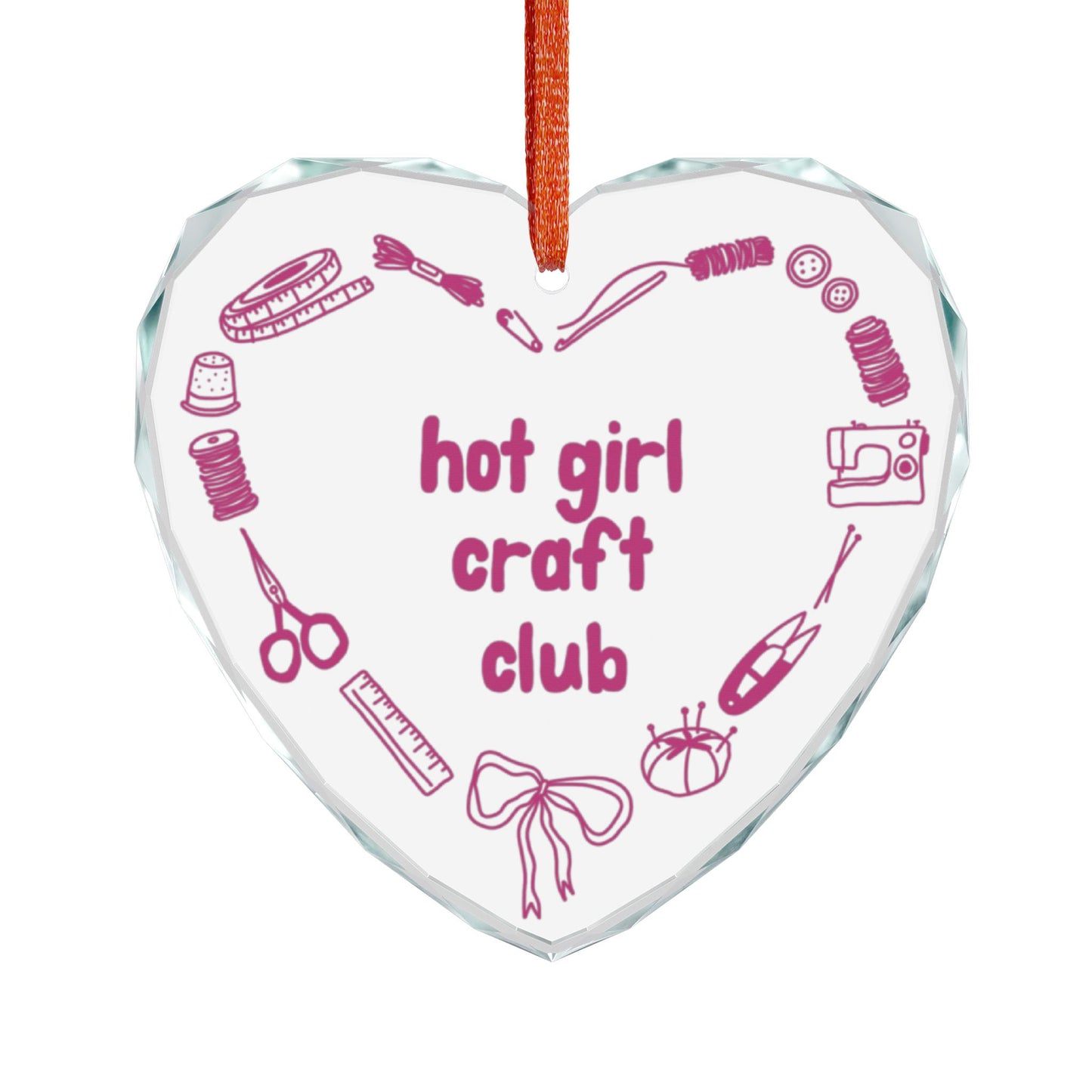 Hot Girl Craft Club Ornament