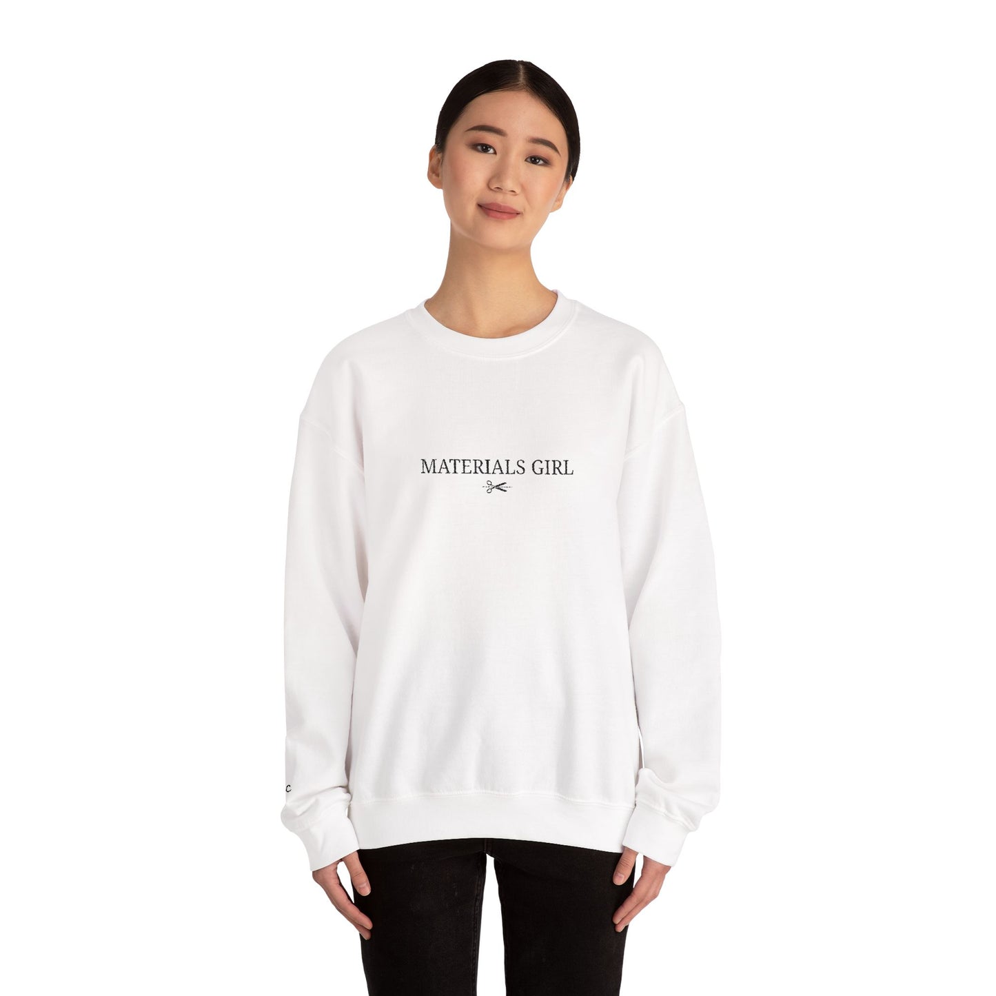 Embroidered Material Girls HGCC Crewneck
