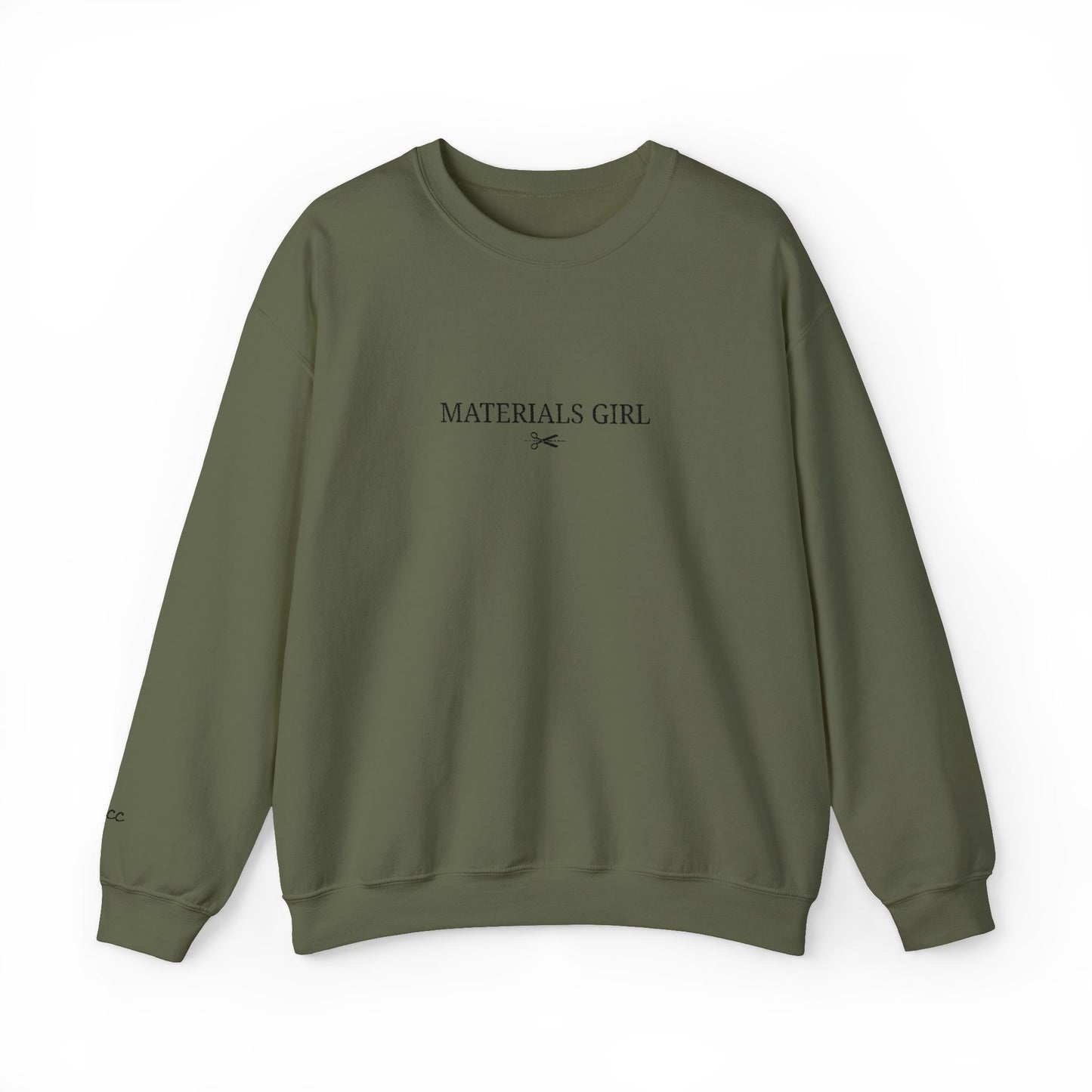 Embroidered Material Girls HGCC Crewneck