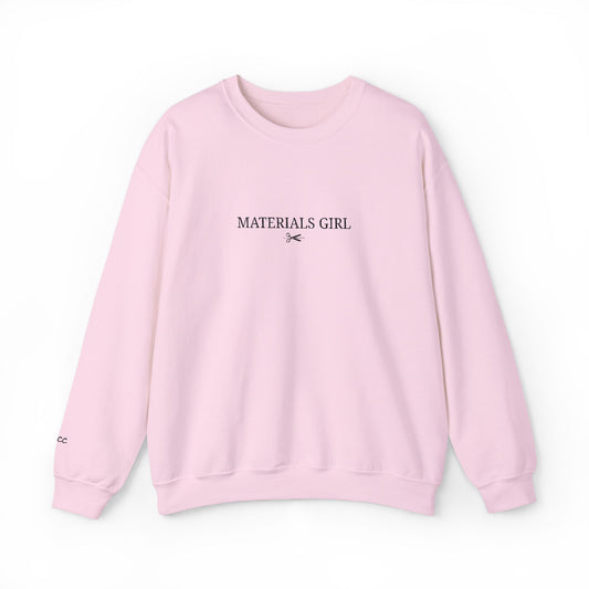 Embroidered Material Girls HGCC Crewneck