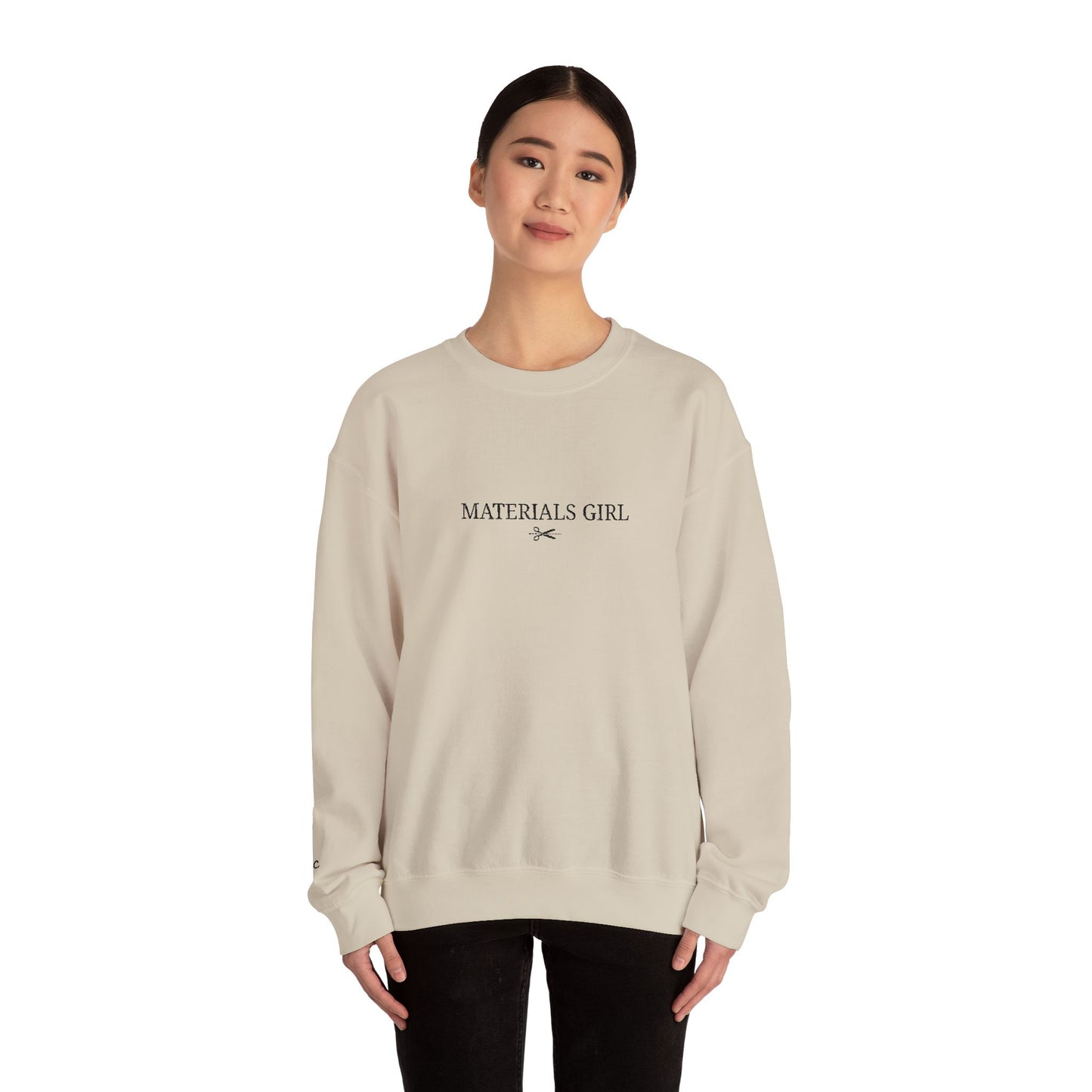 Embroidered Material Girls HGCC Crewneck