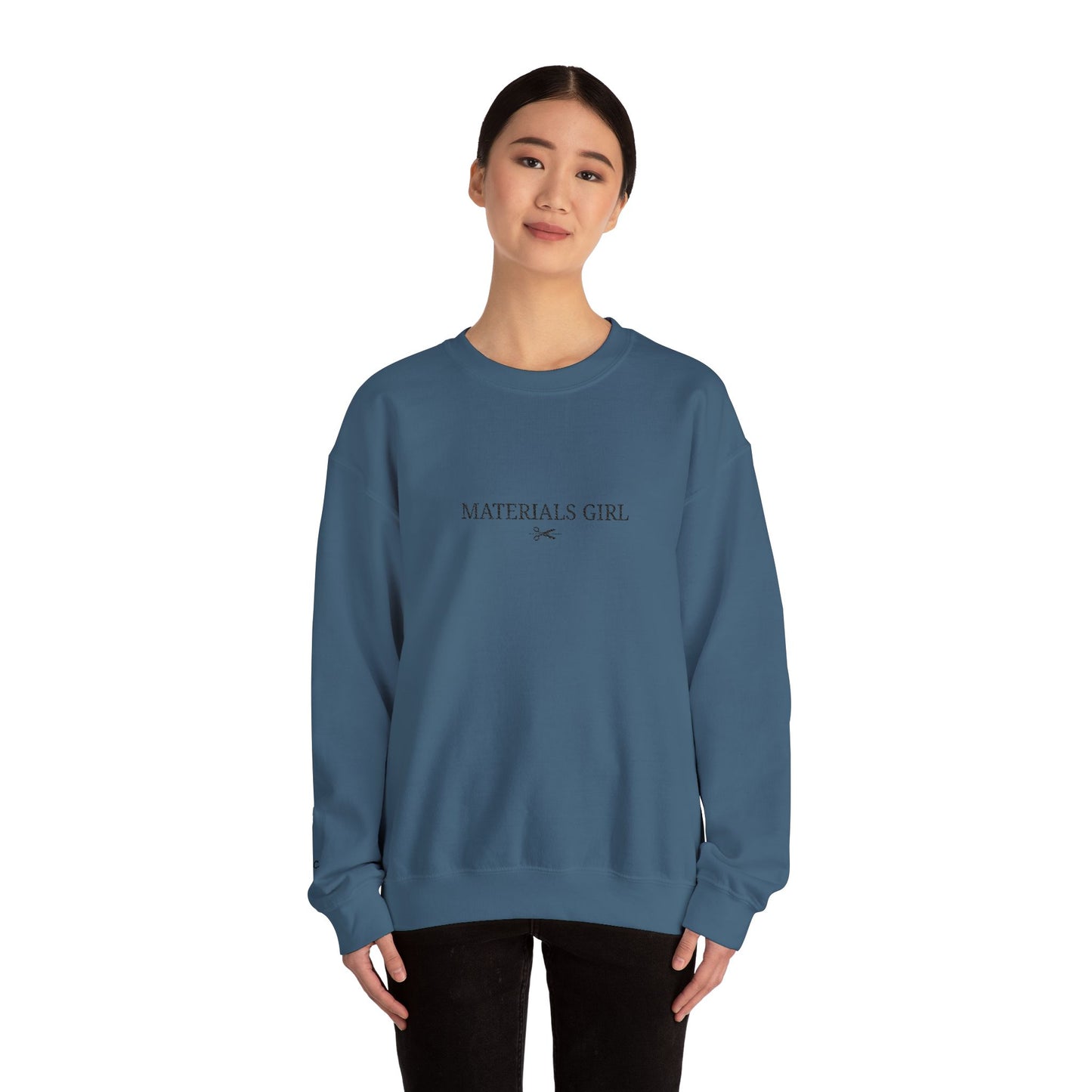 Embroidered Material Girls HGCC Crewneck