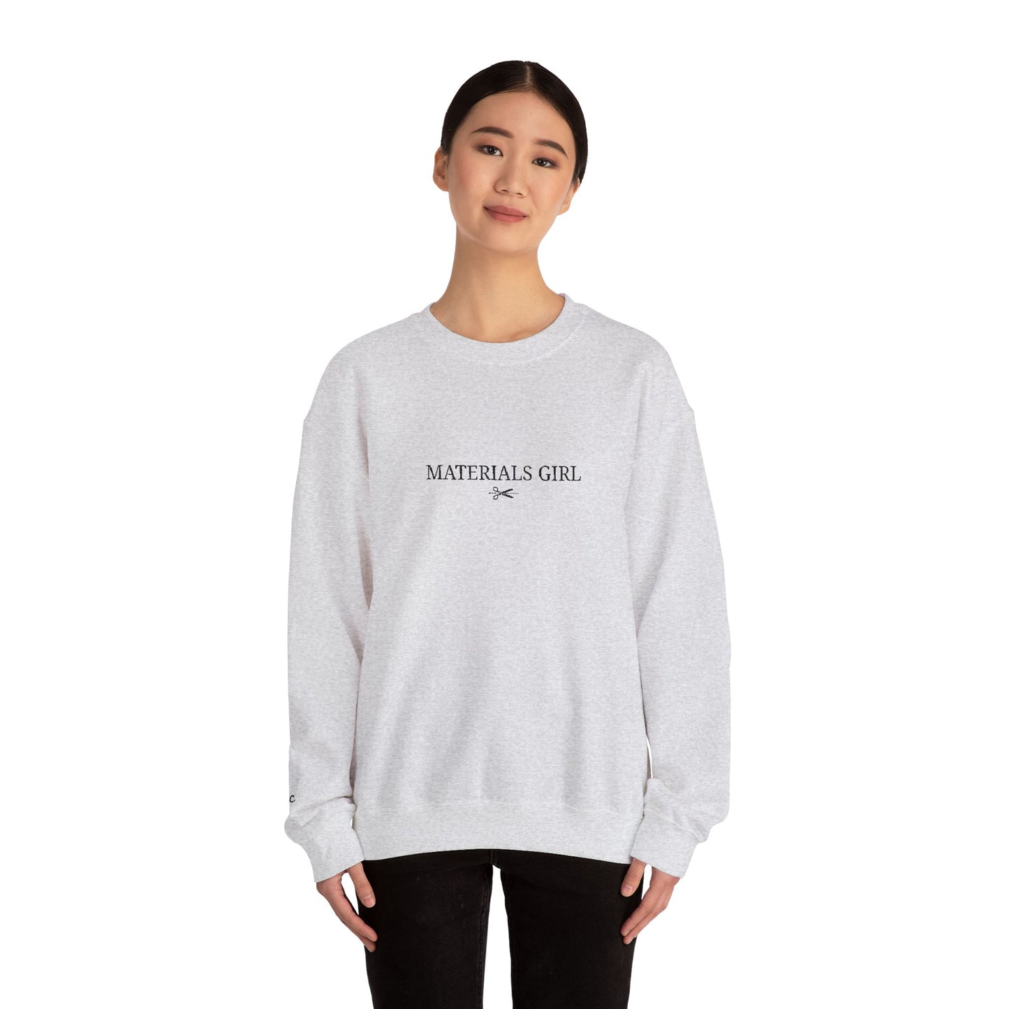Embroidered Material Girls HGCC Crewneck