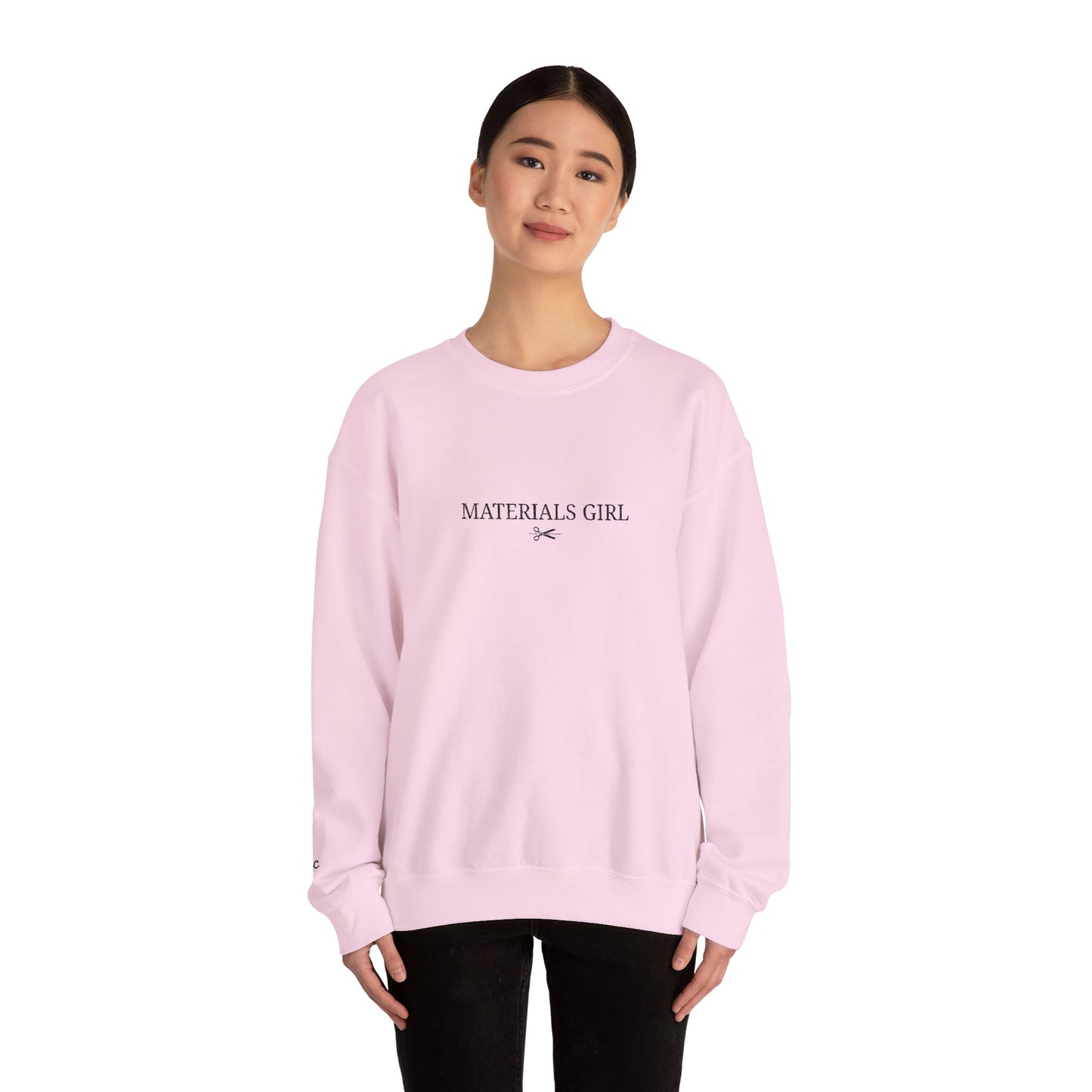 Embroidered Material Girls HGCC Crewneck