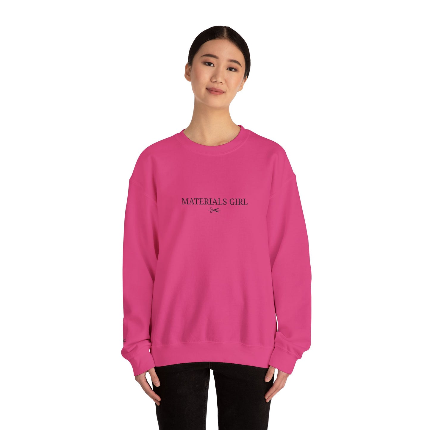 Embroidered Material Girls HGCC Crewneck
