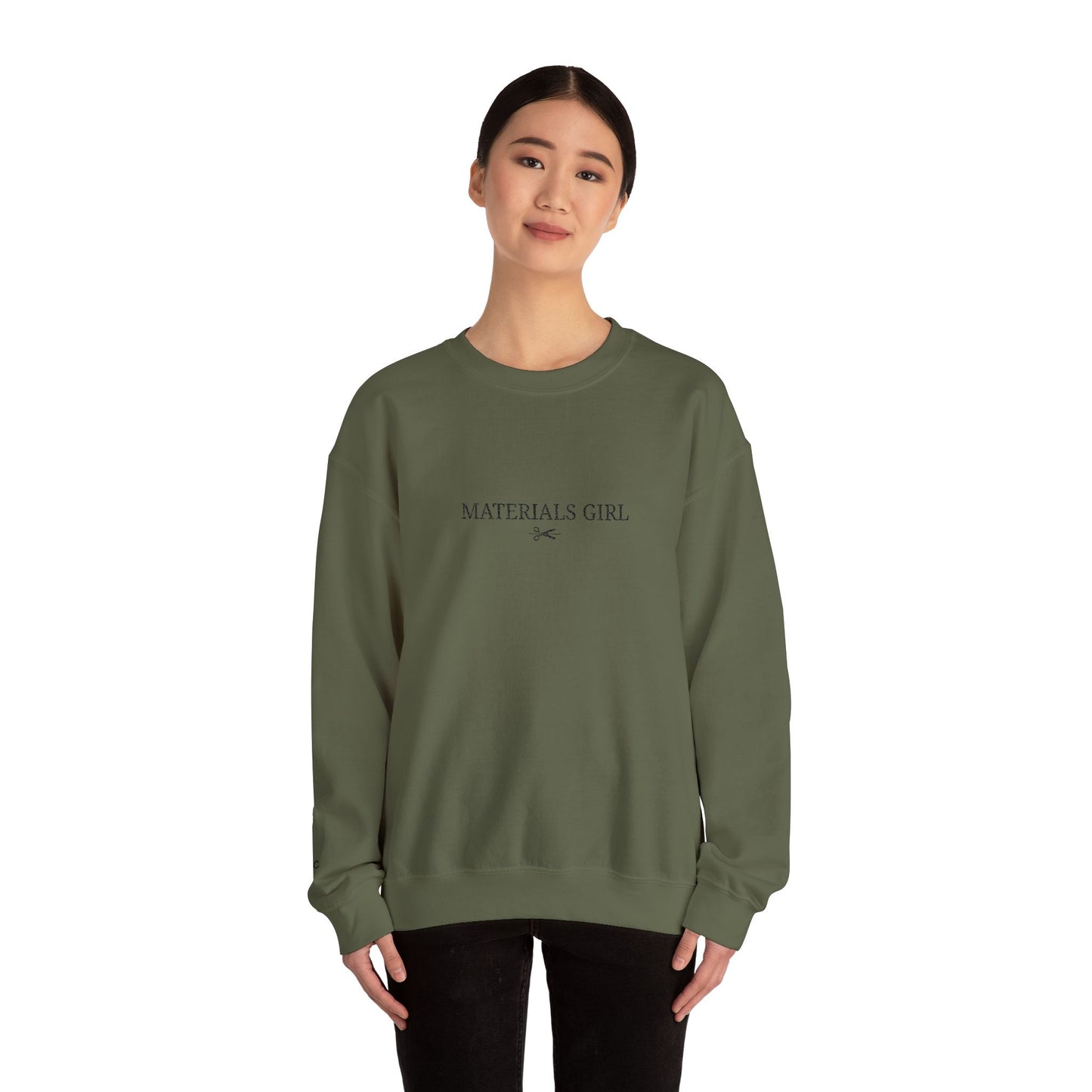 Embroidered Material Girls HGCC Crewneck