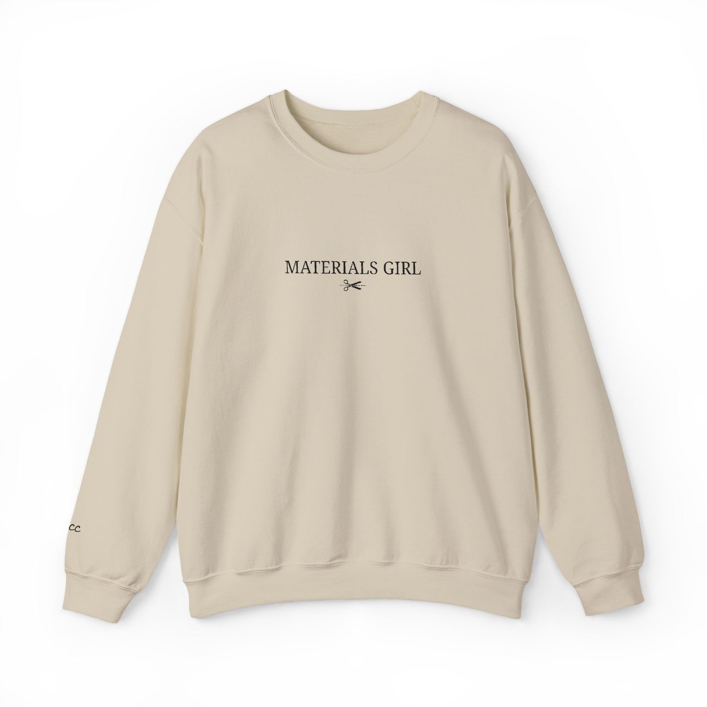 Embroidered Material Girls HGCC Crewneck