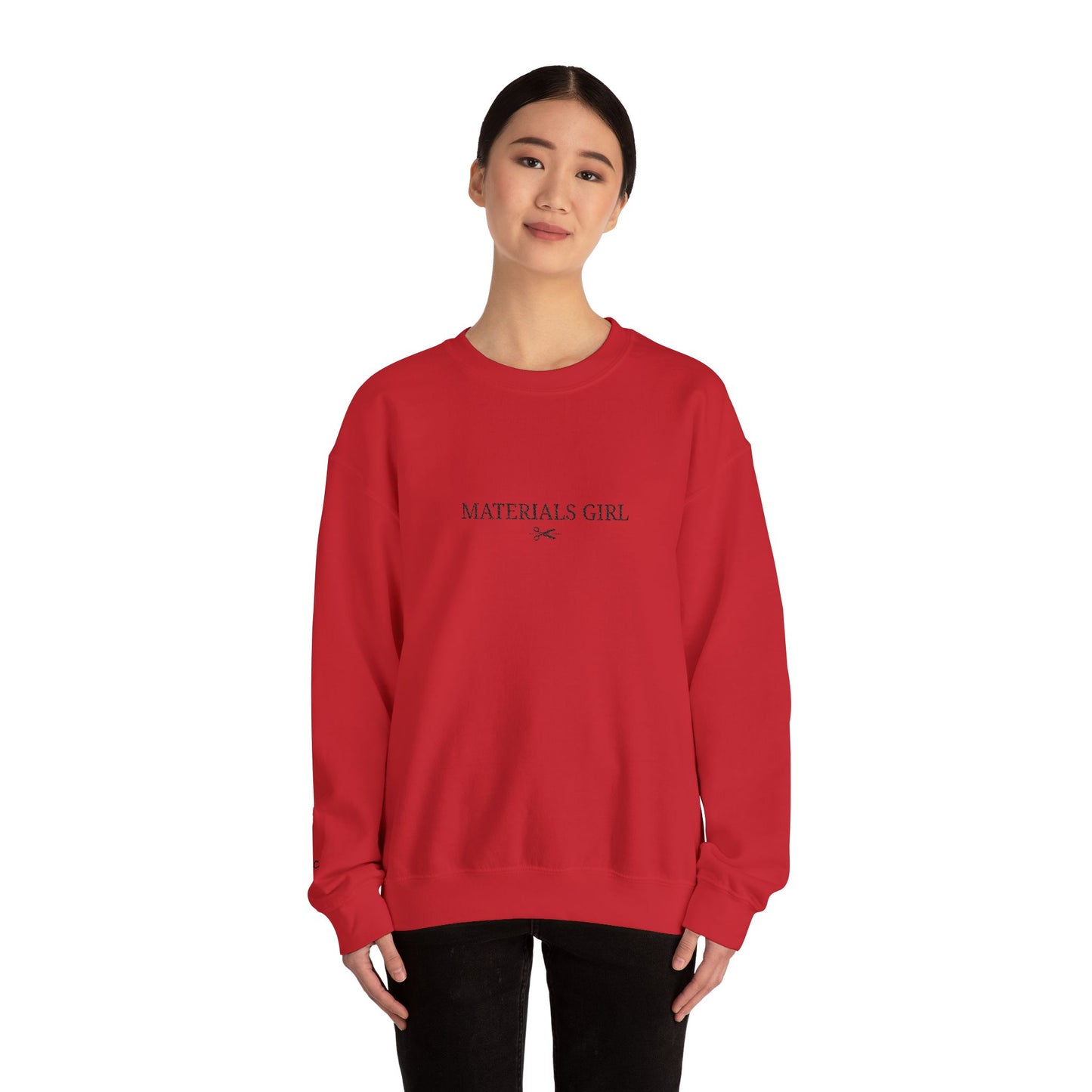 Embroidered Material Girls HGCC Crewneck