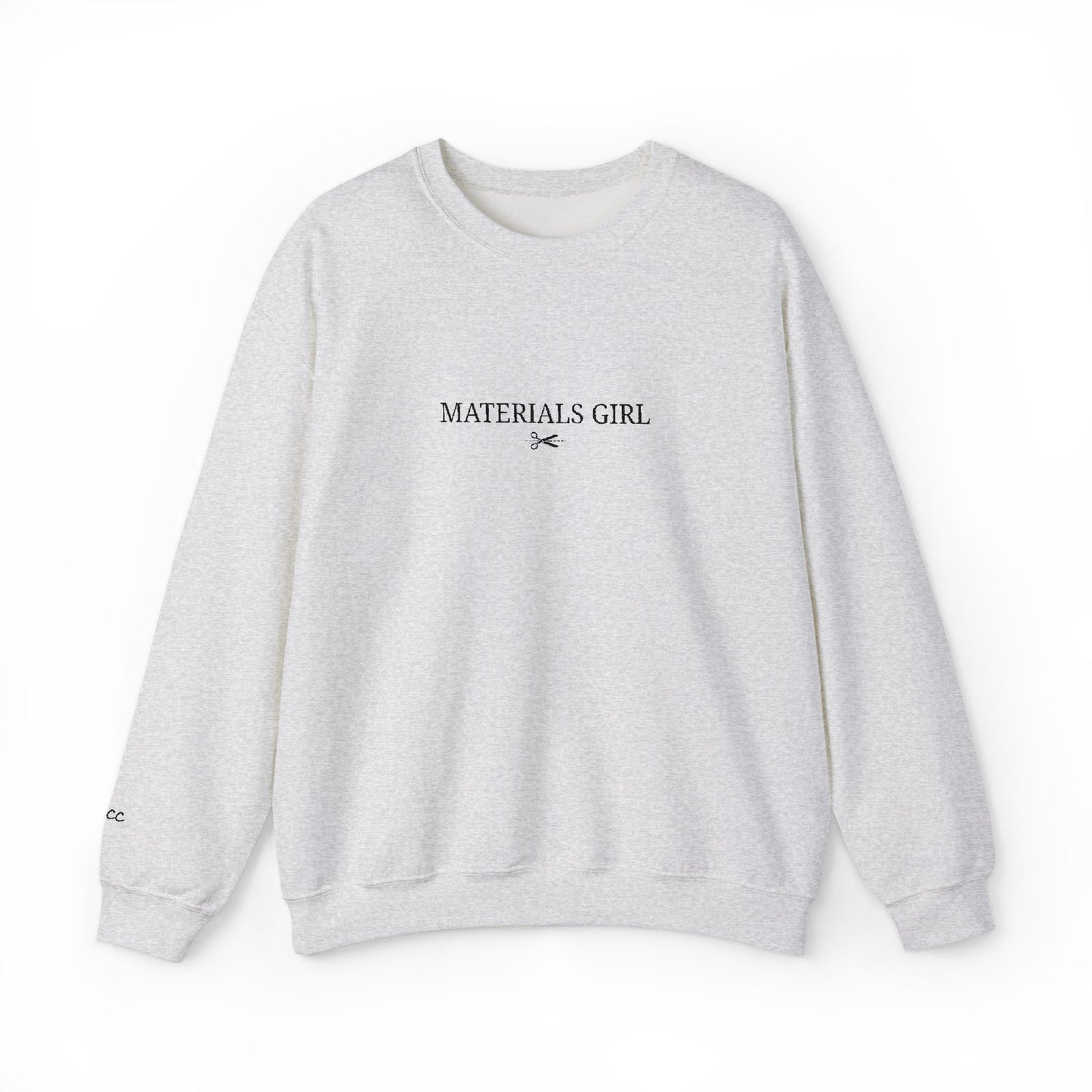Embroidered Material Girls HGCC Crewneck